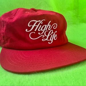 DGK Red 5 Panel “High Life” SnapBack Skate Hat